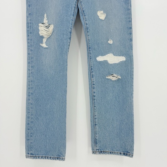 Levi's 501 Premium High Rise Straight Leg Button Fly Stars and Stripes 28 x 30 - Picture 6 of 16